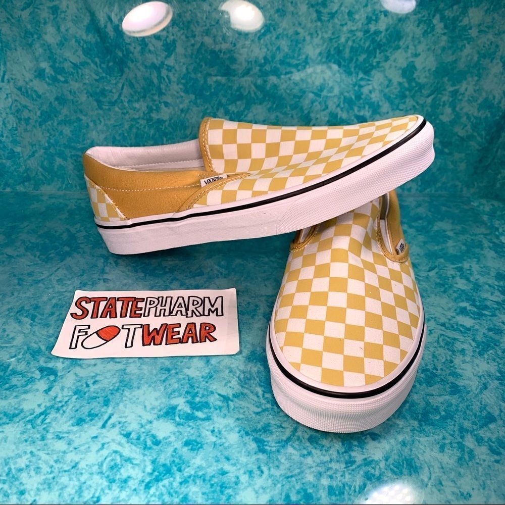Vans Classic Slip On Checkerboard ‘Ochre’